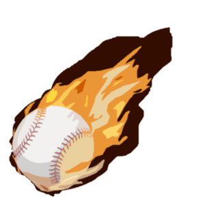 falling baseball